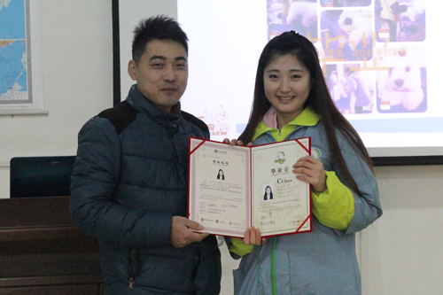 圣寵寵物33期班寵物美容師杜梅